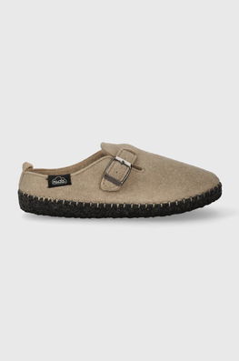 Nuvola Papuci De Casa Zueco Belt Culoarea Bej, UNBEL27