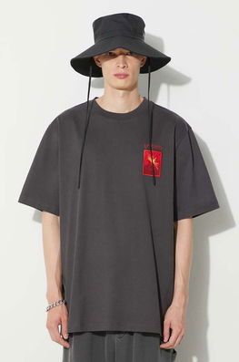 Shirt Bărbați, Culoarea Gri, Cu Imprimeu 12335702.2507 Wood Wood