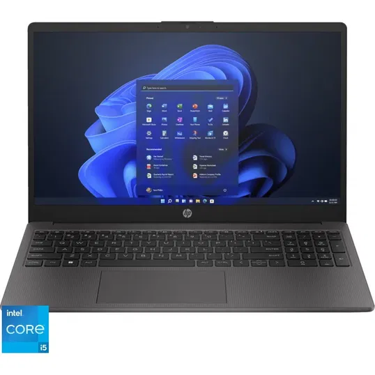 Laptop 250 G10 cu procesor Intel® Core™ i5-1335U pana la 4.60 GHz, 15.6, Full HD, 16GB DDR4, 512GB SSD, Intel® Iris® Xe Graphics, Windows 11 Pro, Dark Ash silver