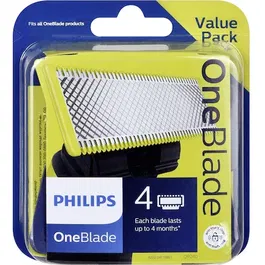 Rezerva OneBlade QP240/50 kit 4 lame,compatibil OneBlade si OneBladePro, Verde