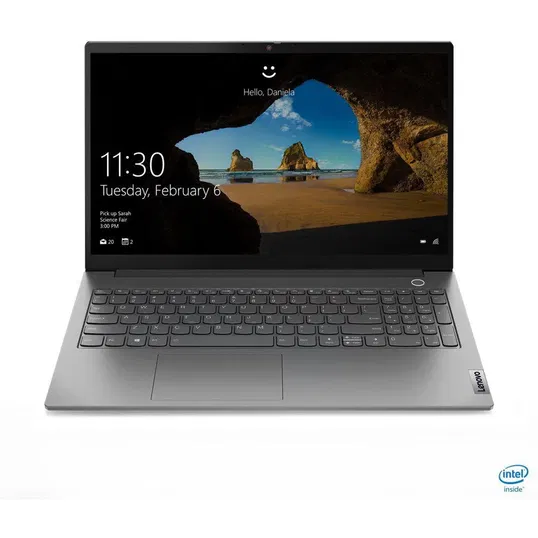 Laptop Lenovo ThinkBook 15 G2 ITL, 15.6 FHD, procesor Intel Core i3-1115G4, 8GB, 256GB SSD, Intel UHD, Graphics, Windows 10 Pro, Mineral Grey