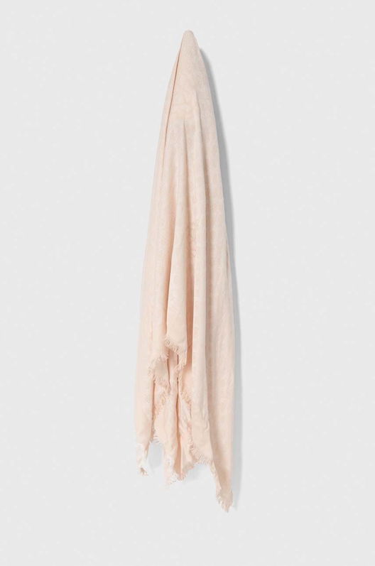 Guess Esarfa Femei, Culoarea Gri, Neted Roz