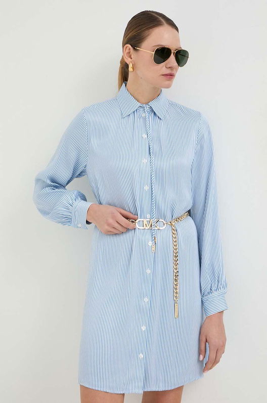 MICHAEL Michael Kors Rochie Mini, Oversize Albastru