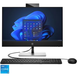 Sistem All-in-One ProOne 440 G9 cu procesor Intel® Core™ i5-12400T pana la 4.20 GHz, 23.8, Full HD, IPS, 8GB DDR4, 512GB M.2 SSD, Intel® UHD Graphics 730, Windows 11 Pro, Black