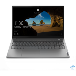 Laptop Lenovo ThinkBook 15 G2 ITL, Intel Core i3-1115G4, 15.6inch, RAM 4GB, SSD 128GB, Intel UHD Graphics, Windows 10 Pro, Mineral Gray