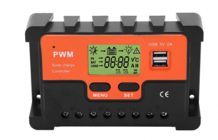 Controler tensiune QKZ030 pentru panou solar 12V 30A LCD