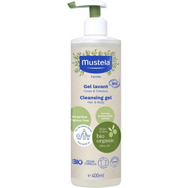 Gel de curatare pentru par si corp Mustela, certificat BIO, 400 ml