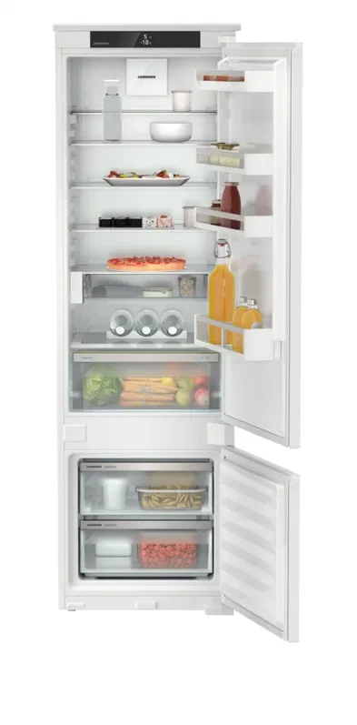 Combina frigorifica incorporabila Liebherr ICSd 5102 Pure, EasyFresh si SmartFrost, 55 cm, 266 l, DuoCooling, SuperCool, VarioSpace, Clasa D
