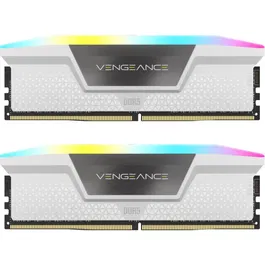 Memorie Vengeance RGB White 64GB DDR5 6000MHz CL40 Dual Channel Kit