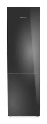 Combina frigorifica Liebherr CNgbc 5723 Plus, NoFrost, EasyFresh, 60 cm, 371 l, EasyTwist-Ice, DuoCooling, Display tactil, Clasa C, Black Glass