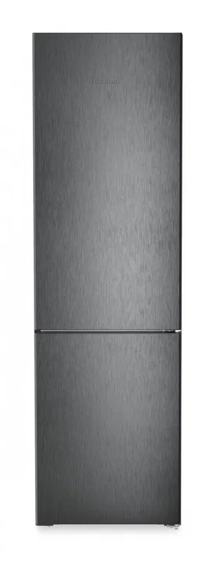 Combina frigorifica Liebherr CNbda 5723 Plus, NoFrost, EasyFresh, 60 cm, 371 l, EasyTwist-Ice, SuperCool, DuoCooling, Clasa A, BlackSteel