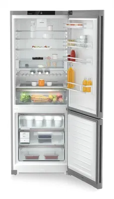 Combina frigorifica Liebherr CNsfd 7723 Plus, NoFrost, EasyFresh, 75 cm, 485 l, EasyTwist-Ice, DuoCooling, SuperCool, Clasa D, SteelFinish