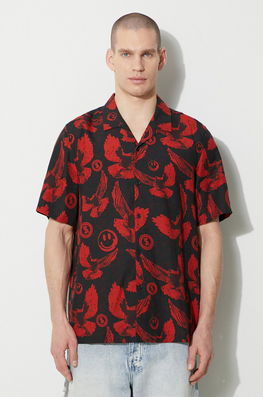 KSUBI Cămașă Flight Resort Ss Shirt Bărbați, Culoarea Roșu, Regular, MPS24SH008