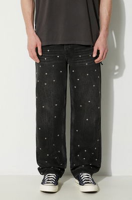 KSUBI Jeans Anti K Metalik Bărbați MPS24DJ032 Negru