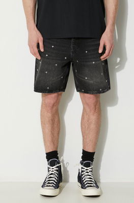 KSUBI Pantaloni Scurți Din Denim Anti Short Bărbați, Culoarea Negru, MPS24WA019