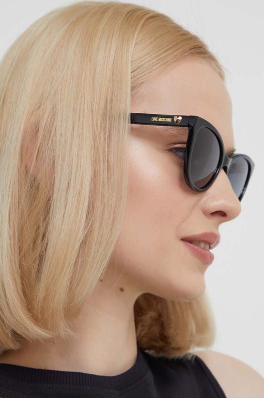Love Moschino Ochelari De Soare Femei, Culoarea Negru