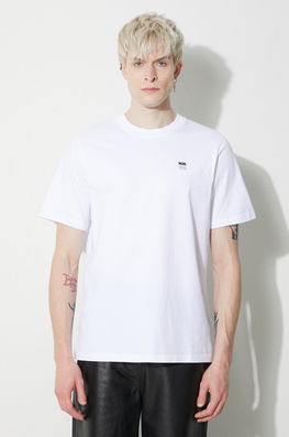 Wood Wood Tricou Din Bumbac Bobby Double Logo Bărbați, Culoarea Alb, Uni, 12345701.2512