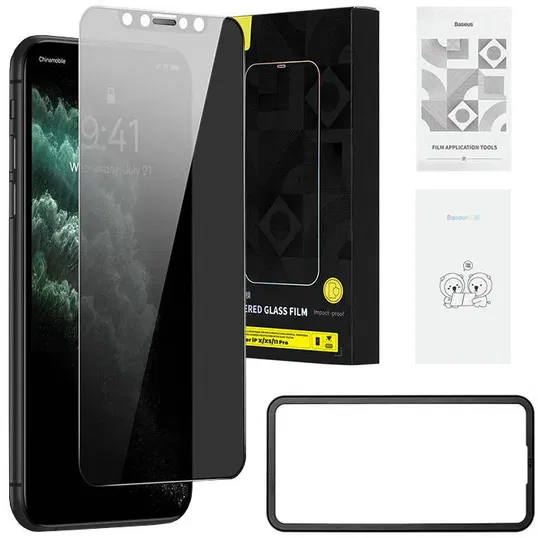 Tempered glass 0.3mm Baseus for iPhone X/XS/11 Pro