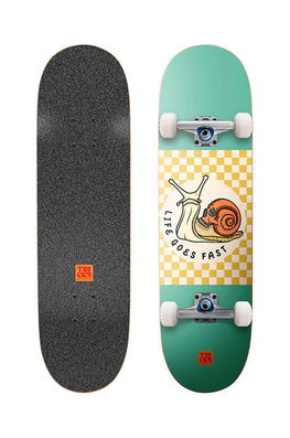 Tricks Skateboard Life Goes Fast 8" X 29,5" Multicolor