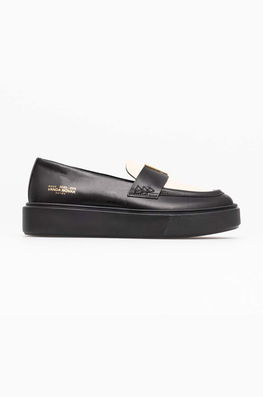 Vanda Novak Mocasini De Piele Kayla Femei, Culoarea Negru, Cu Platforma