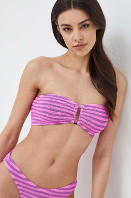 Bond Eye Sutien De Baie Culoarea Violet, Cupa Moale