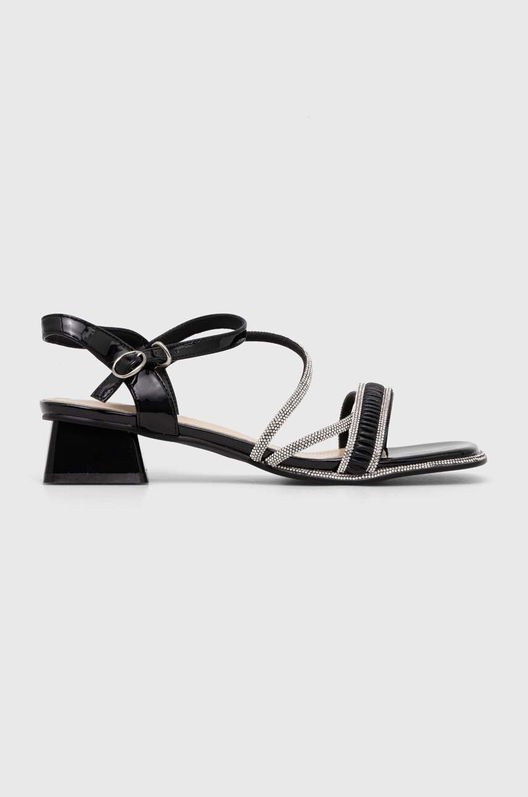 GOE Sandale Femei, Culoarea Negru, Cu Toc Drept, NN2N4251
