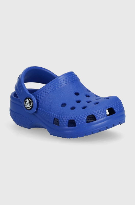 Crocs Slapi Copii CROCS LITTLES Culoarea Albastru Marin Bleumarin