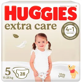 Scutece Huggies Extra Care Jumbo nr 5, 11-25 kg, 28 buc