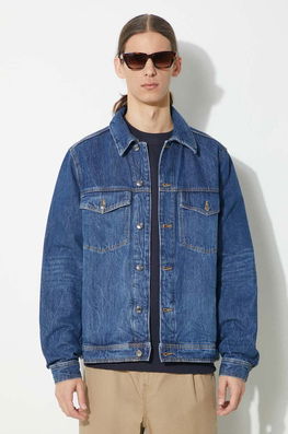 Wood Wood Geaca Jeans Ivan Denim Barbati, De Tranzitie, 12315106.7051 Albastru