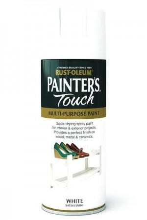 Vopsea Spray Alba Satinata Painter’s Touch Satin White 400ml