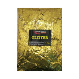 Sclipici Decorativ Auriu Intens 2mm 1 Kg