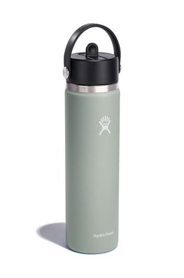 Hydro Flask Sticla Termica 24 Oz Wide Flex Straw Cap Agave Culoarea Verde, W24BFS374