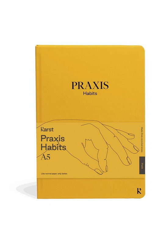 Karst Notepad Praxis Mindfulness A5 Galben