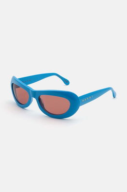 Marni Ochelari De Soare Field Of Rushes Blue EYMRN00067.002.EZ5 Albastru