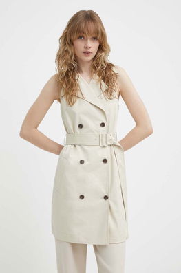 Theory Rochie Culoarea Bej, Mini, Drept