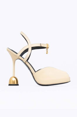 Vanda Novak Sandale De Piele Marilyn Culoarea Bej