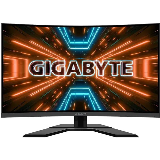 Monitor gaming curbat LED VA Gigabyte 31.5, WQHD, DisplayPort, 1ms, 165Hz, FreeSync, Negru, G32QC