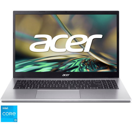 Laptop Acer Aspire 3 A315-59-399M cu procesor Intel® Core™ i3-1215U pana la 4.4GHz, 15,6, Full-HD, 16GB DDR4, 512GB SSD, Intel® UHD Graphics, No OS, Pure Silver