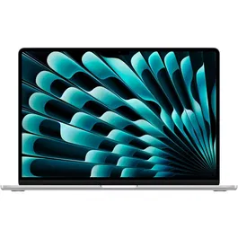 Laptop Apple MacBook Air 15.3'', cu procesor Apple M3, 8 nuclee CPU si 10 nuclee GPU, 16GB, 256GB, Silver, INT KB