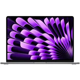 Laptop Apple MacBook Air 15.3'', cu procesor Apple M3, 8 nuclee CPU si 10 nuclee GPU, 24GB, 512GB, Space Grey, INT KB