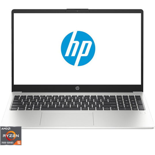 Laptop HP 15.6'' 255 G10, FHD, Procesor AMD Ryzen™ 5 7530U (16M Cache, up to 4.5 GHz), 16GB DDR4, 512GB SSD, Radeon, Free DOS, Turbo Silver