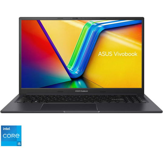 Laptop ASUS 15.6'' Vivobook 15X OLED K3504VA, FHD, Procesor Intel® Core™ i5-1340P (12M Cache, up to 4.60 GHz), 8GB DDR4, 512GB SSD, Intel Iris Xe, No OS, Indie Black