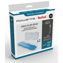 Kit de 2 mopuri din microfibra Rowenta ZR009502, pentru capul de aspirare Aqua Slim al aspiratorului vertical Rowenta X-Force Flex 9.60 RH20xx