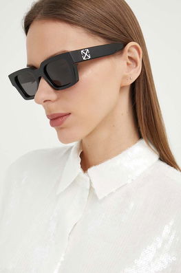 White Ochelari De Soare Femei, Culoarea Negru, OERI126_501007 Off-White