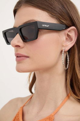 White Ochelari De Soare Femei, Culoarea Negru, OERI129_541007 Off-White