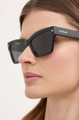 White Ochelari De Soare Femei, Culoarea Negru, OERI110_541007 Off-White
