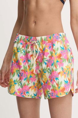 Picture Pantaloni Scurti De Baie Demba Printed Culoarea Roz, WBS028