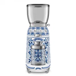 Rasnita de cafea Smeg Dolce&Gabbana CGF01DGBEU, retro, Blu Mediterraneo