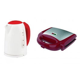 Pachet Fierbator Electric Missy Family Ket 1797 W/R si Sandwichmaker Tasty SC2127