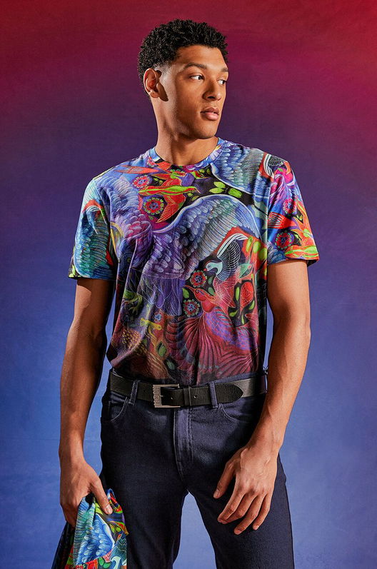 Medicine Tricou Din Bumbac Barbati, Modelator Multicolor